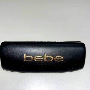 bebe thinner styled hard eyeglass case